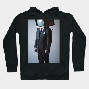 Suit Tube TV Man Hoodie